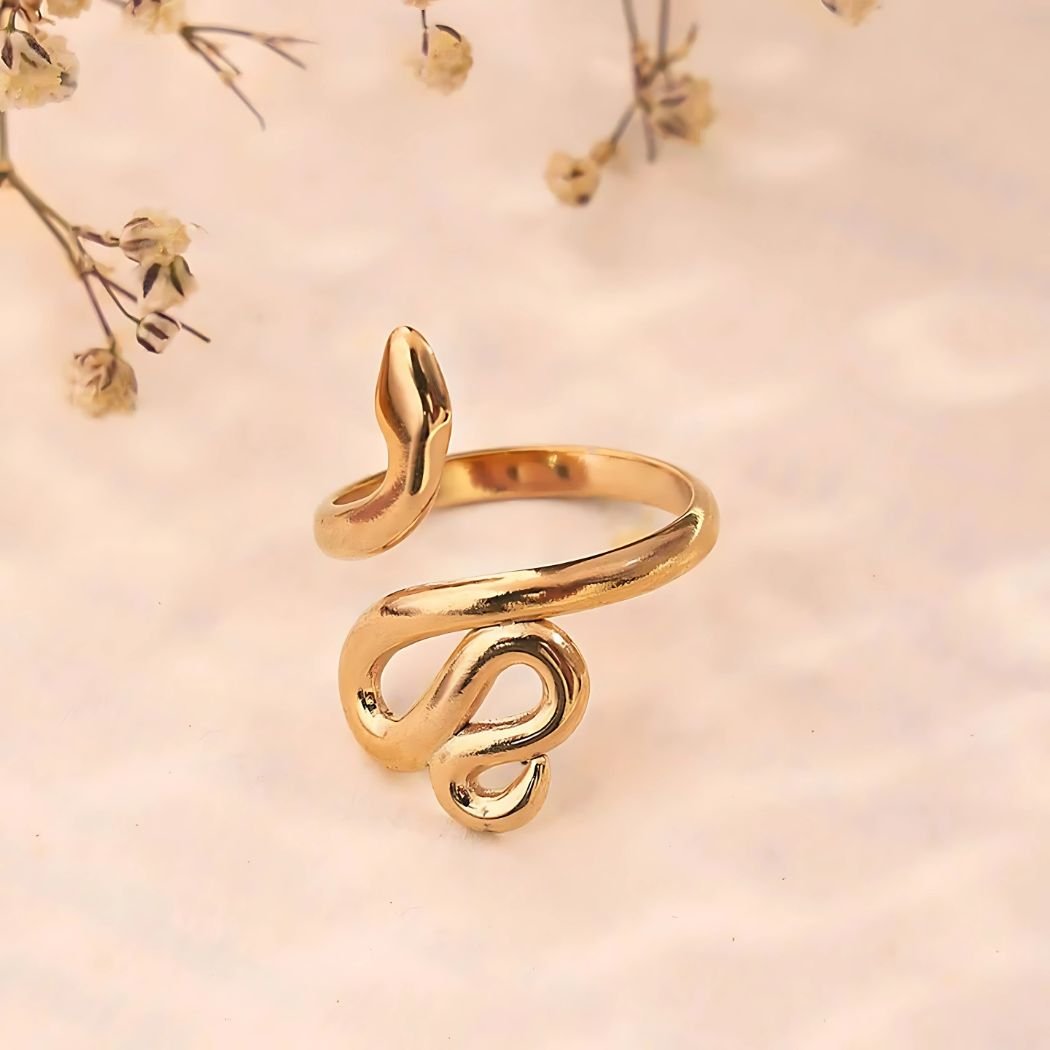 adjustable snake ring for women