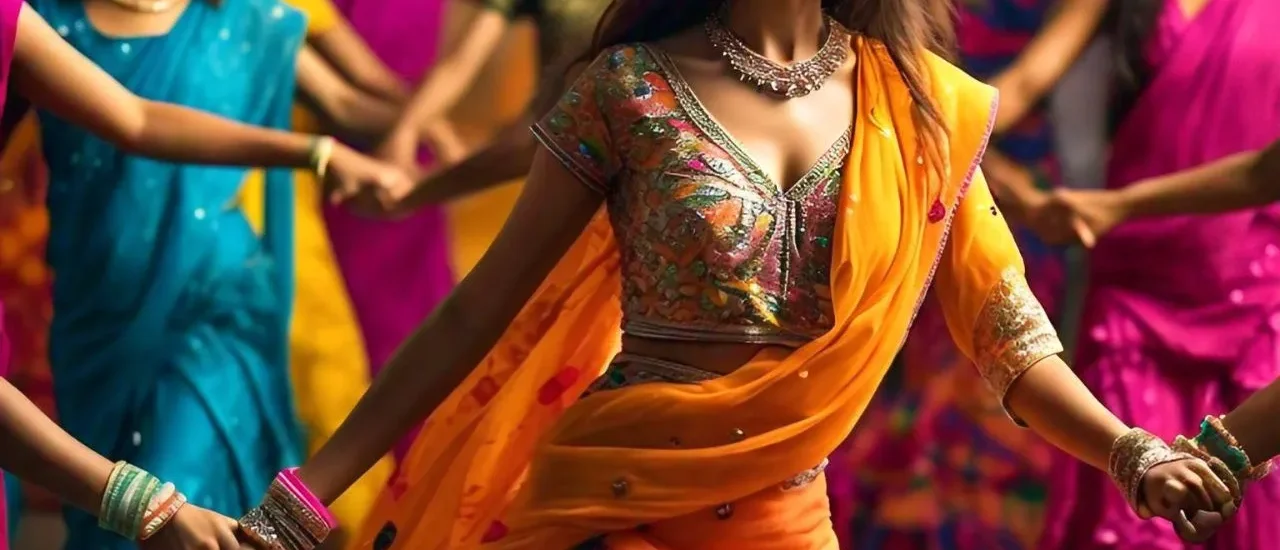 Fashion lookbook for Garba Night