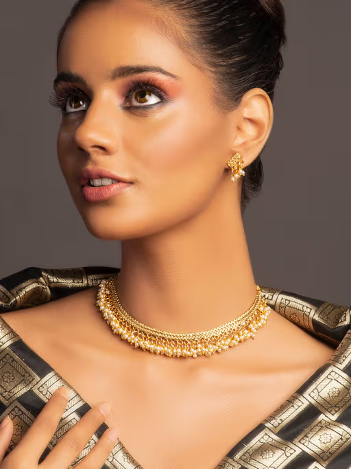 Ethnic Pearl Jewelry Set