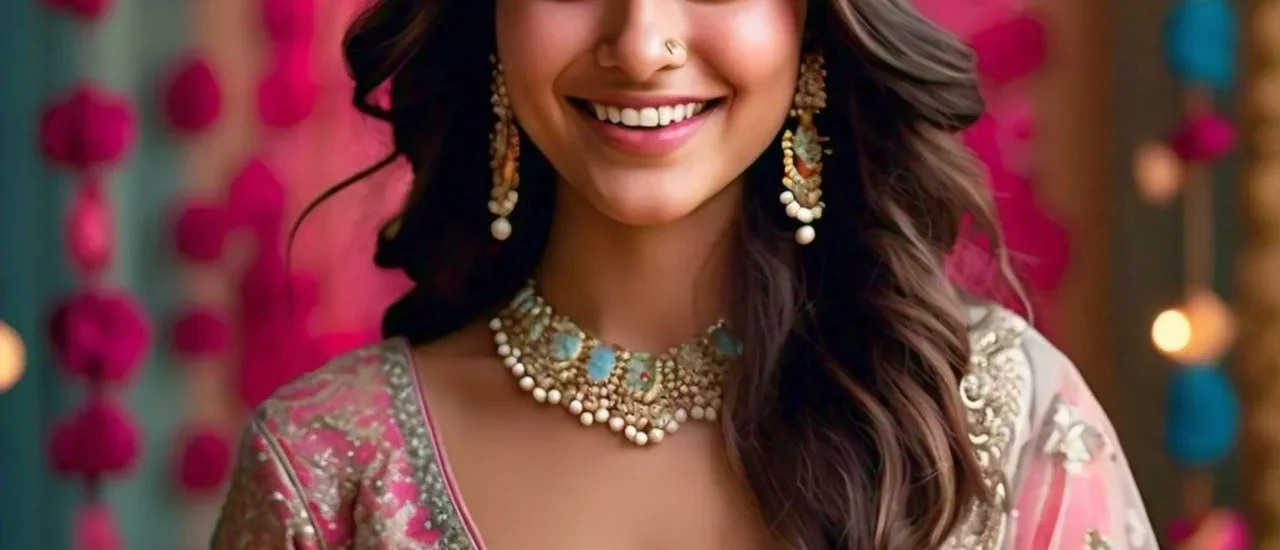 saree lehnga for durga puja