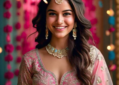 saree lehnga for durga puja