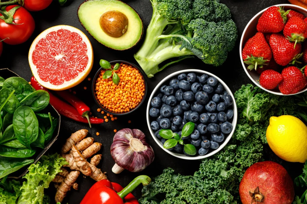 Fruits and vegetables