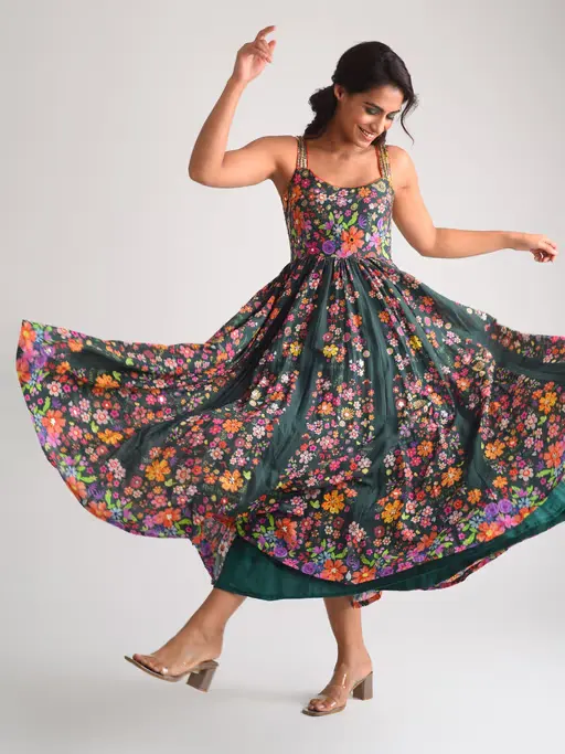 Green Cotton Dress