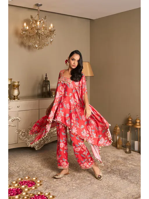 The Haseena Red Co-Ord