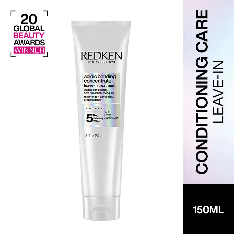 Redken Acidic Bonding Concentrate Leave-In Treatment - Bonding Care Complex For Damaged Hair