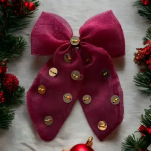 Organza Bow Hair Clip