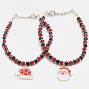 Christmas Women Set of 2 Link Bracelet
