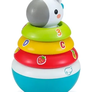 Stacking Rings Baby Toy with Unicorn Topper