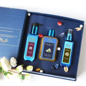 5-Pcs Face Cream-Face Scrub-Face Wash-Body Wash & Body Lotion Gift Set